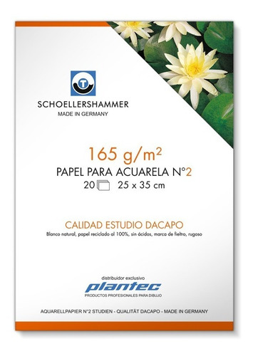 Block Schoeller Da Capo Acuarela 165grs 17x25 Cm