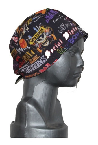 Gorro Quirúrgico Para Hombre Antifluido Bandas De Rock