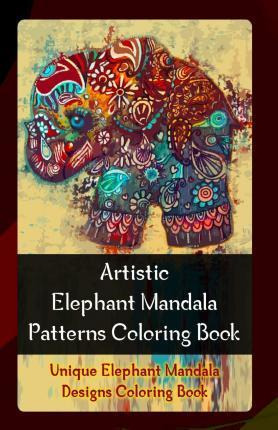 Libro Artistic Elephant Mandala Patterns Coloring Book - ...