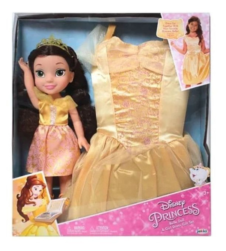 Muñeca Disney Bella Con Disfraz De Princesa