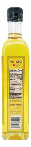 Mac Nut - Aceite Puro De Nuez De Macadamia Prensado En Frío