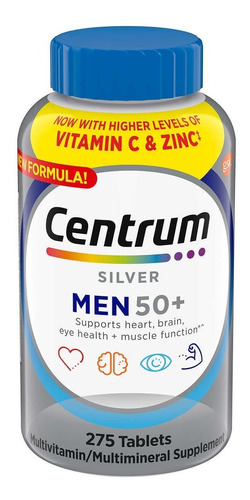 Centrum Silver Men 50+ Hombre 275 Tabletas  