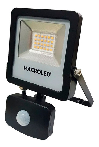 Proyector Reflector Sensor Movimiento 20w Luz Led Macroled