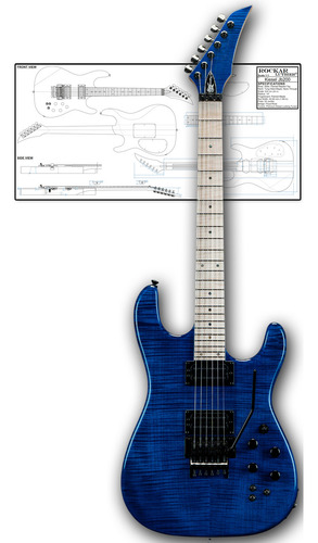 Plano Para Luthier Kiesel Jb200 (escala Real)