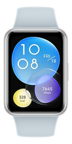 Reloj Smartwatch Huawei Watch Fit 2 Isle Blue Color Azul Color de la caja Silver Color de la malla Azul