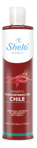 Shampoo Con Extracto De Chile Y Aloe Vera 530ml Shelo Nabel