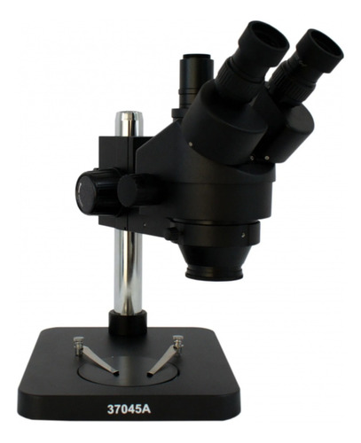 Trinocular 37045a C11 Base Metalica Microscopio Profesional