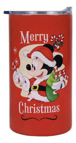 Copo Mickey Mouse Aço Inox Merry Christmas