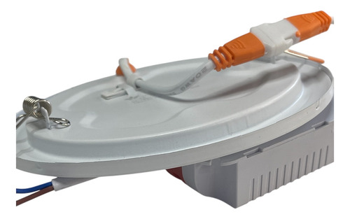 Plafon Empotrable Slim 9w Luz Cálida