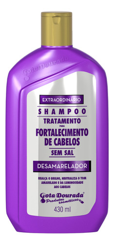 Shampoo Desamarelador Gota Dourada