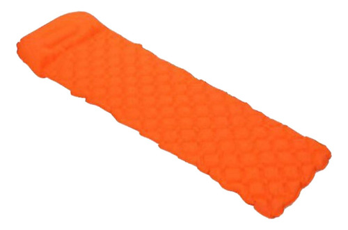 Almohadilla Para Dormir Para Acampar Con Almohada, Naranja