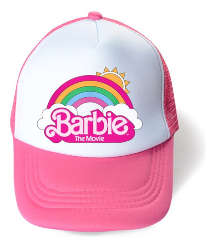 Gorra De Béisbol Barbie Ajustable Para Niña Vacacione Verano