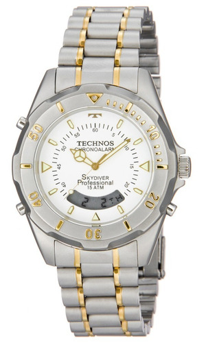 Relógio Technos Masculino Skydiver T20557/9b Misto / Bicolor