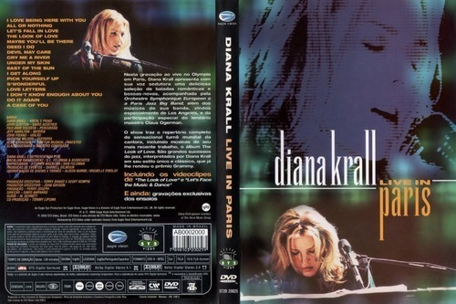 Dvd Original - Diana Krall - Live In Paris