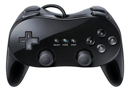 Controle joystick Nintendo Wii Classic Pro controller preto