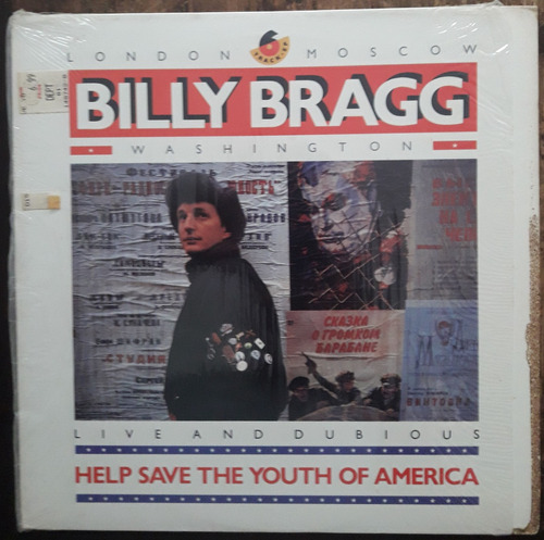 Lp Vinil (vg+ Billy Bragg Help Save The Youth Ed Us 88 C/enc