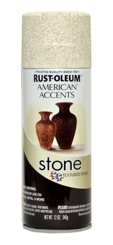 Pintura Aerosol Textura Piedra Stone Crema 340 Rust Oleum Ff