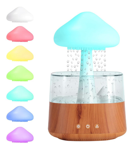 Difusores De Aromas Humidificador De Nube De Lluvia 7 Colors