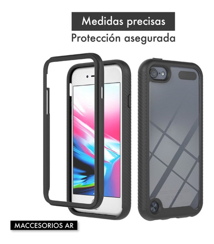 Imagen 4 de 10 de Funda Compatible iPod Touch Gen 5 - 6 - 7 - Doble Protección
