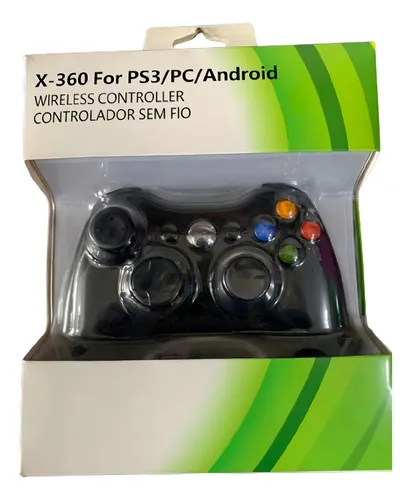 Mando inalámbrico Anzu compatible con Xbox 360/PS3/PC, color negro