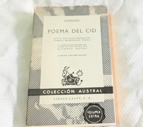 Poema Del Cid Anónimo (libro)