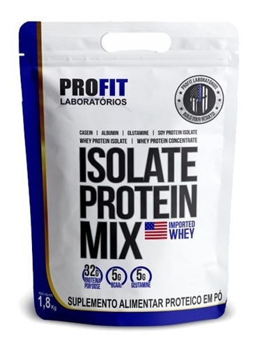 Profit Isolate Protein Mix - Whey protein -  1,8kg - Sabor Cappuccino