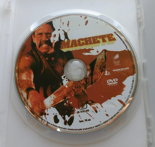 Machete Dvd Robert Rodriguez Danny Trejo Seagal Alba De Niro (Usado)