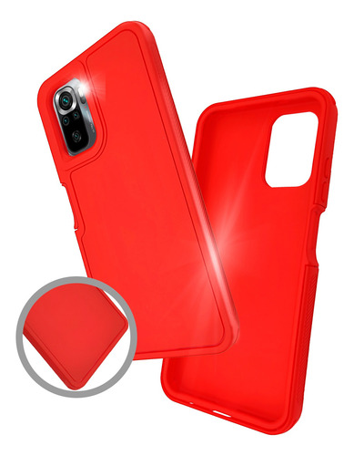 Funda Classic Urban Para Poco M5s Carcasa Para Celular Rojo