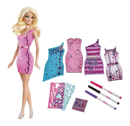 Barbie Estudio Y Diseno De Moda 