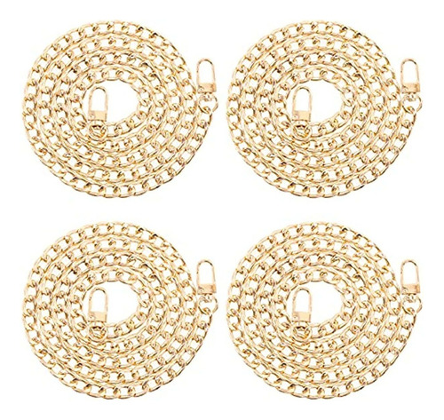 4 Piezas 40 Cm Cadena De Oro Para El Bolso Cadenas De Moda