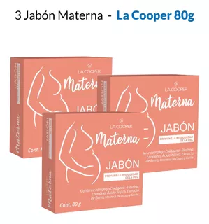 3 Jabón Materna - La Cooper 80g