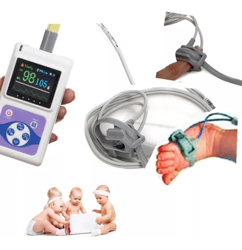 Saturometro/oxímetro De Pulso Neonatal/bebés 
