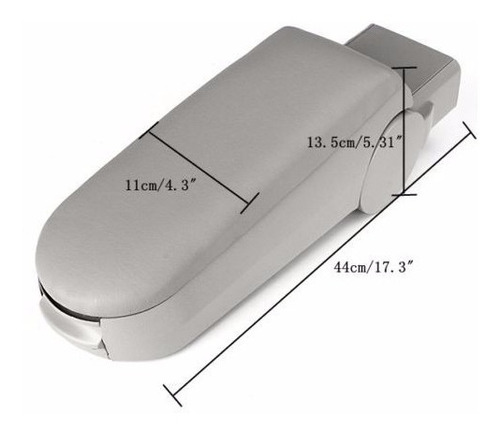 Descansa Brazos Codera Jetta A4 Golf A4 1999 - 2007 Gris Eca