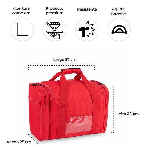 Botiquín Primeros Auxilios De Gran Capacidad Equipado Elite