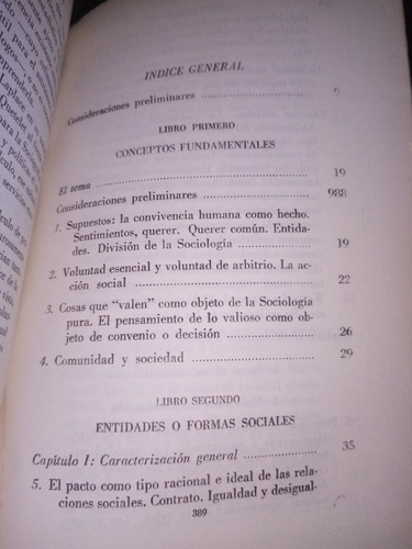 Principios De Sociología. Ferdinand Tonnies. Fondo Cultura E