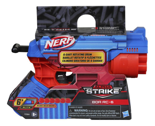 Pistola De Dardos Nerf Alpha Strike Boa Rc-6 Original 