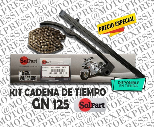 Kit Cadena De Tiempo Gn 125