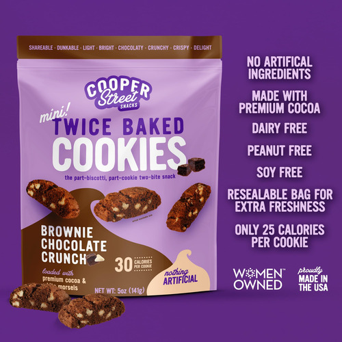Galletas Italianas Biscotti Brownie Chocolate Crujiente 100g