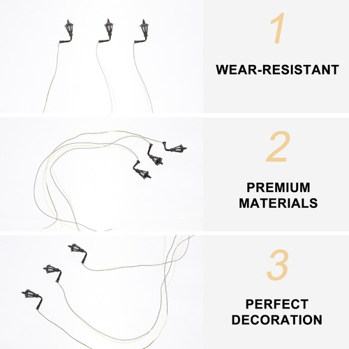 Modelos De Lámpara De Pared Diy, 5 Unidades, Minilámparas De