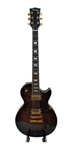 Guitarra Eléctrica Marca Parquer Tipo Les Paul Lp100bk