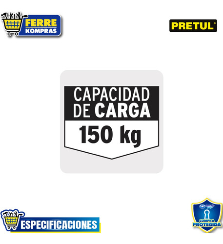 Escalera Tubular, Plegable, 2 Peldaños, Blanco