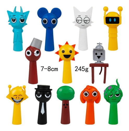 24 Unidades Sprunki Rhythm Box Figura Muñeca Juguete Pending