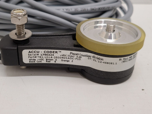 New Old Stock! Accu-coder Rotary Encoder Tr1-u1l4-2500nv Ccm