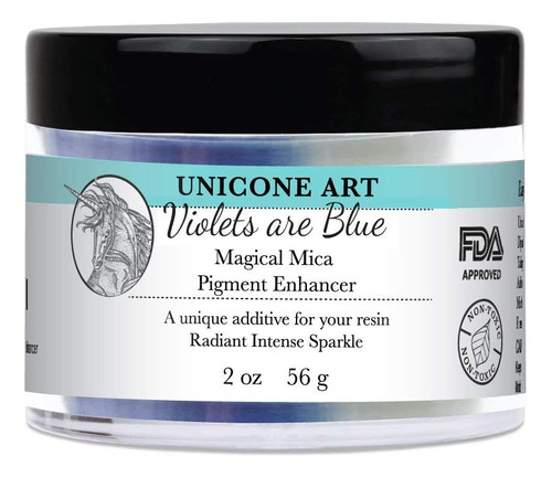 Violets Are Blue Magical Mica Pigmento Polvo Resina - G...