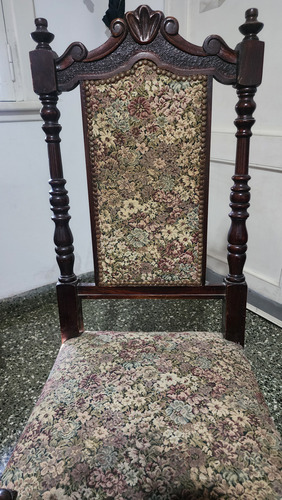 Sillas Antiguas Estilo Español Marrón Marrón (Usado)