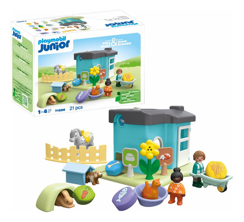 Playmobil Junior: Casa De Animales 71690