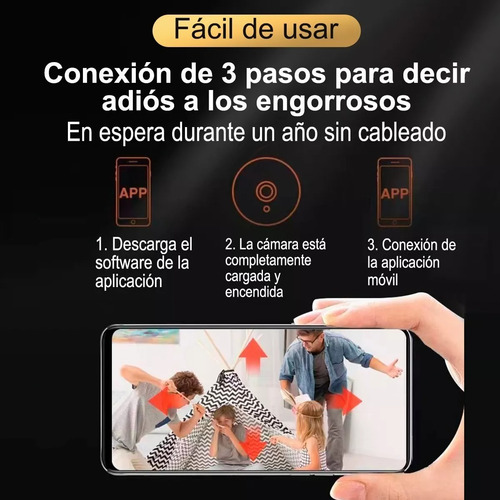 H Mini Cámaras De Seguridad Wifi Inalambrico Vigilancia Hd