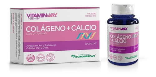 Vitaminway Colageno + Calcio X 30 - Piel - Uñas - Pelo