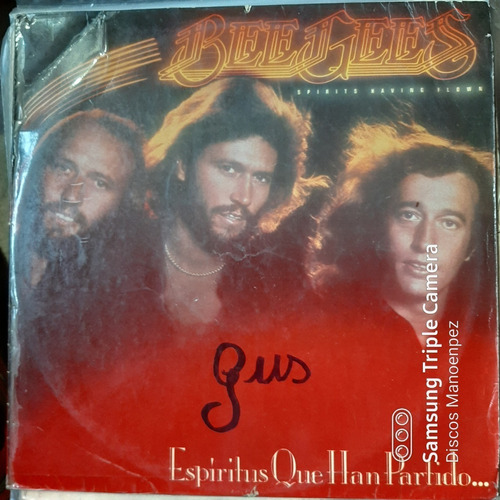 Vinilo Bee Gees Espiritus Que Han Partido + Insert Drw Bi1