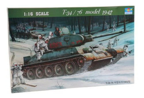 Modelos - Trumpeter 1-16 Russian T34-76 Mod 1942 Tank